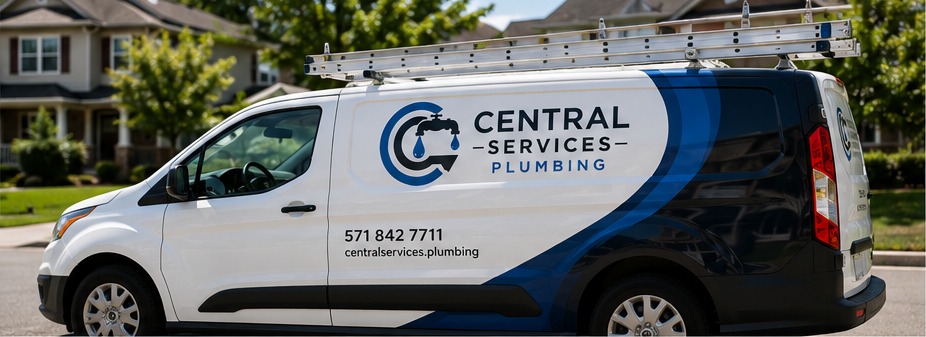 Central Services Plumbing van